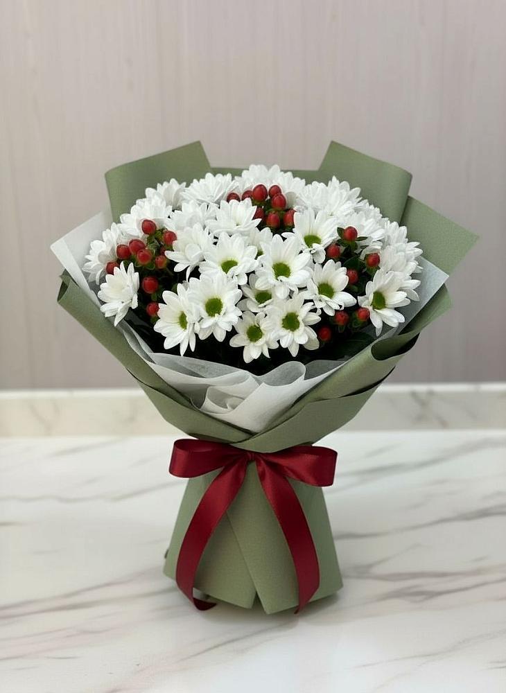 Букет цветов из: Хризантемы в Лесной Кировской области