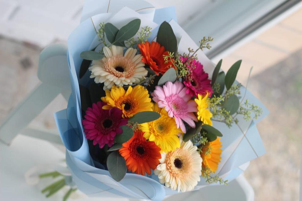 Букет цветов из: Герберы в Лесной Кировской области