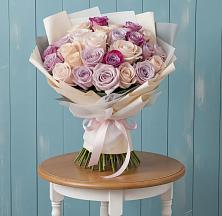 Букет цветов из:  Розы #REPLACE_PRED# Лесной Кировской области