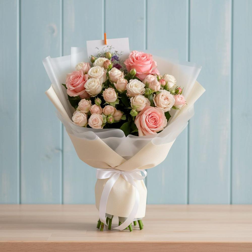 Букет цветов из: Розы в Лесной Кировской области