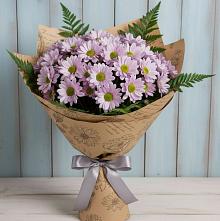 Букет цветов из:  Хризантемы в Лесной Кировской области