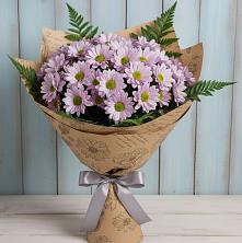 Букет цветов из:  Хризантемы в Лесной Кировской области