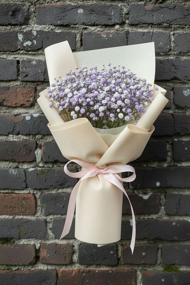 Букет цветов из: Гипсофила в Лесной Кировской области