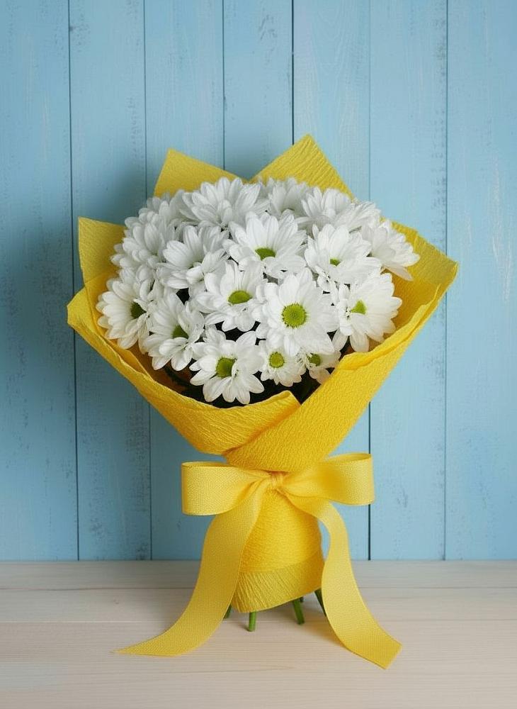 Букет цветов из: Хризантемы в Лесной Кировской области