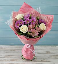 Букет цветов из:  Герберы в Лесной Кировской области