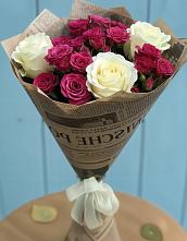 Букет цветов из:  Розы в Лесной Кировской области