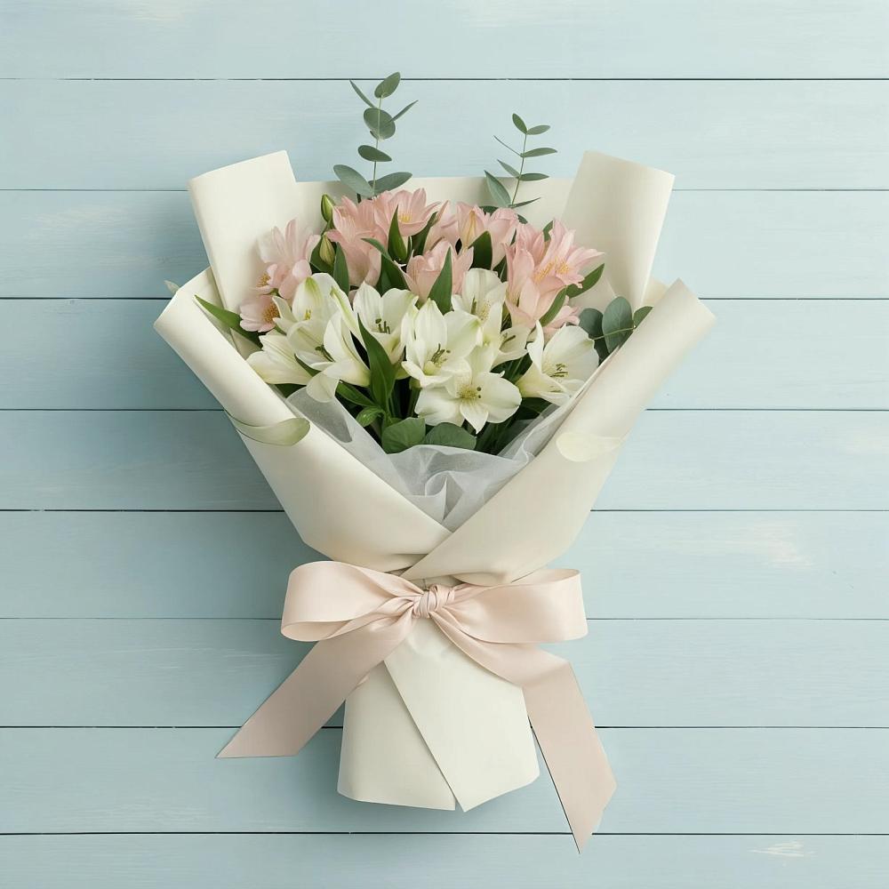 Букет цветов из: Альстромерии в Лесной Кировской области